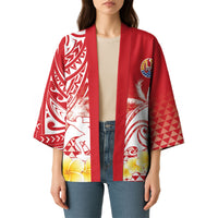 Personalised Tahiti Surfing Kimono Polynesian Style LT05 - Polynesian Pride