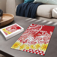 Personalised Tahiti Surfing Puzzle Polynesian Style LT05 - Polynesian Pride