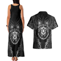 Aotearoa Toitu Te Tiriti Couples Matching Tank Maxi Dress and Hawaiian Shirt Ka Mua Ka Muri LT05 - Polynesian Pride