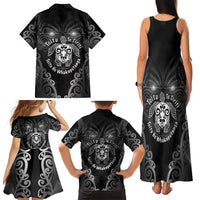 Aotearoa Toitu Te Tiriti Family Matching Tank Maxi Dress and Hawaiian Shirt Ka Mua Ka Muri LT05 - Polynesian Pride