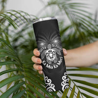Aotearoa Toitu Te Tiriti Skinny Tumbler Ka Mua Ka Muri LT05 - Polynesian Pride