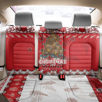 New Zealand Christmas In July Back Car Seat Cover Maori Kiwi Xmas Tree - Red LT05 - Polynesian Pride