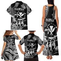 Hawaii Beautiful Hula Dancers Family Matching Tank Maxi Dress and Hawaiian Shirt With Ipu Keke And Pahu Drum LT05 - Polynesian Pride