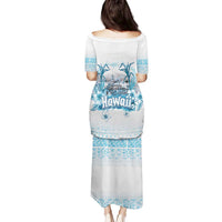 Hawaii Sugar Plantation Family Matching Puletasi and Hawaiian Shirt With Hawaiian Tapa Pattern LT05 - Polynesian Pride