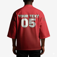Custom Morocco Football 2026 Kimono Atlas Lions Breathtaking Victory Red Version