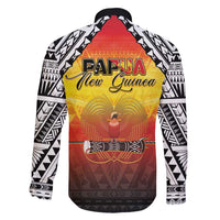 Papua New Guinea 50th Independence Day Family Matching Long Sleeve Bodycon Dress and Hawaiian Shirt One People One Nation One PNG LT05 - Polynesian Pride