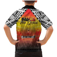 Papua New Guinea 50th Independence Day Family Matching Mermaid Dress and Hawaiian Shirt One People One Nation One PNG LT05 - Polynesian Pride