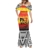 Papua New Guinea 50th Independence Day Mermaid Dress One People One Nation One PNG LT05 - Polynesian Pride