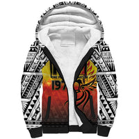 Papua New Guinea 50th Independence Day Sherpa Hoodie One People One Nation One PNG LT05 Unisex Yellow - Polynesian Pride