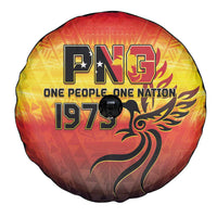 Papua New Guinea 50th Independence Day Spare Tire Cover One People One Nation One PNG LT05 - Polynesian Pride