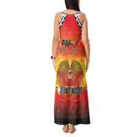 Papua New Guinea 50th Independence Day Tank Maxi Dress One People One Nation One PNG LT05 - Polynesian Pride