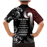 New Zealand Aotearoa Mana Wahine Family Matching Mermaid Dress and Hawaiian Shirt LT05 - Polynesian Pride