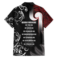 New Zealand Aotearoa Mana Wahine Family Matching Summer Maxi Dress and Hawaiian Shirt LT05 - Polynesian Pride