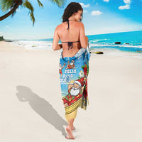 Guam Christmas Sarong Felis Pasgua Chilling Santa - Polynesian Pride