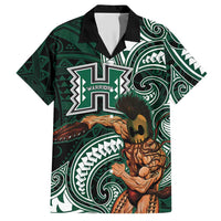 Hawaii Ikaika Warrior Football Hawaiian Shirt Polynesian Tribal Tattoo - Polynesian Pride
