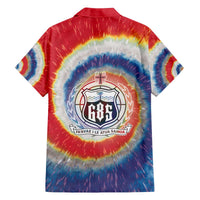 Samoa Family Matching Off The Shoulder Long Sleeve Dress and Hawaiian Shirt Tie Dye Unique Style LT05 - Polynesian Pride