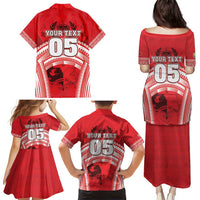 Custom Tonga Rugby Mate Ma'a Family Matching Puletasi and Hawaiian Shirt Tongan Pride Unique Style LT05 - Polynesian Pride
