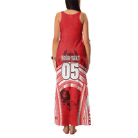 Custom Tonga Rugby Mate Ma'a Family Matching Tank Maxi Dress and Hawaiian Shirt Tongan Pride Unique Style LT05 - Polynesian Pride