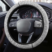 New Zealand Aotearoa Ruru Steering Wheel Cover Maori Fern Art Black LT05 - Polynesian Pride