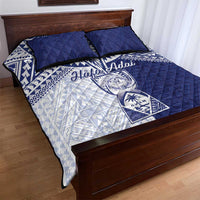 Northern Mariana Islands And Guam Quilt Bed Set Latte Stone With Tribal Pattern LT05 - Polynesian Pride