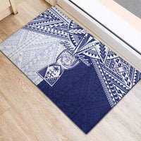 Northern Mariana Islands And Guam Rubber Doormat Latte Stone With Tribal Pattern LT05 - Polynesian Pride