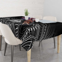 American Samoa Flag Day Tablecloth Bald Eagle With Polynesian Pattern