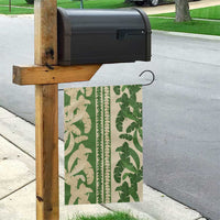 Hawaii Pua Kenikeni Lei Garden Flag With Lau Maia Green