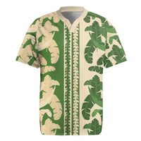 Hawaii Pua Kenikeni Lei Rugby Jersey With Lau Maia Green