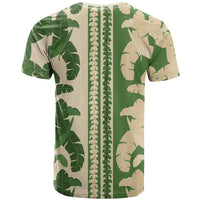 Hawaii Pua Kenikeni Lei T Shirt With Lau Maia Green