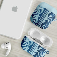 Hawaii Pua Kenikeni Lei AirPods Case With Lau Maia Royal Blue