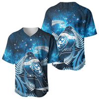 New Zealand Matariki Baseball Jersey Pigeon Kereru Maori Fern Art LT05 - Polynesian Pride
