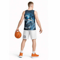 New Zealand Matariki Basketball Jersey Pigeon Kereru Maori Fern Art LT05 - Polynesian Pride