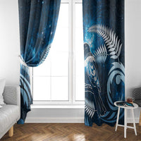 New Zealand Matariki Window Curtain Pigeon Kereru Maori Fern Art LT05 - Polynesian Pride
