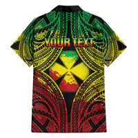 Personalised Wallis and Futuna Territory Day Family Matching Short Sleeve Bodycon Dress and Hawaiian Shirt Polynesian Pattern Simple Style LT05 - Polynesian Pride
