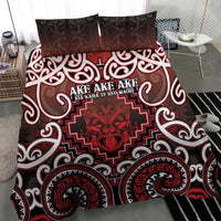 New Zealand Aotearoa Bedding Set Te Reo Maori Ake Ake Ake - Polynesian Pride