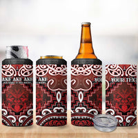 Personalised New Zealand Aotearoa 4 in 1 Can Cooler Tumbler Te Reo Maori Ake Ake Ake LT05 - Polynesian Pride