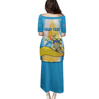 Personalised Tuvalu Independence Day Family Matching Puletasi and Hawaiian Shirt Tuvalu Mo Te Atua LT05 - Polynesian Pride