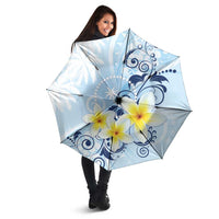 FSM Chuuk Constitution Day Umbrella Polynesian Curves Plumeria LT05 - Polynesian Pride