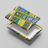 Solomon Islands Christmas Canvas Wall Art Festive Beach Vibes - Polynesian Pride