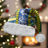 Solomon Islands Christmas Santa Hat Festive Beach Vibes - Polynesian Pride