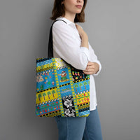 Tuvalu Christmas Tote Bag Festive Beach Vibes - Polynesian Pride
