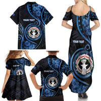 Personalized Northern Mariana Islands Family Matching Summer Maxi Dress and Hawaiian Shirt Ocean Floral Pattern LT05 - Polynesian Pride