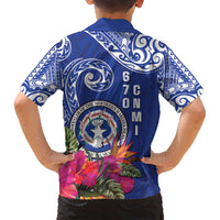 Hafa Adai Northern Mariana Islands Family Matching Summer Maxi Dress and Hawaiian Shirt Polynesian Tribal Pattern LT05 - Polynesian Pride