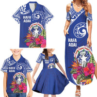 Hafa Adai Northern Mariana Islands Family Matching Summer Maxi Dress and Hawaiian Shirt Polynesian Tribal Pattern LT05 - Polynesian Pride