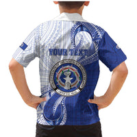 Personalized Northern Mariana Islands Family Matching Mermaid Dress and Hawaiian Shirt CNMI Seal LT05 - Polynesian Pride