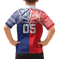 Custom Rugby Samoa And Tonga Family Matching Puletasi and Hawaiian Shirt Toa Samoa With Mate Maa - Polynesian Pride