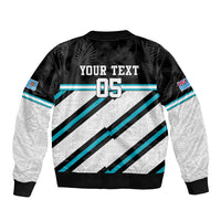 Custom Fiji Rugby Bomber Jacket Fijian 7s With Tapa Pattern LT05 - Polynesian Pride