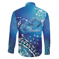 Polynesia Autism Awareness Family Matching Mermaid Dress and Hawaiian Shirt Be In Awe Of My 'Tism LT05 - Polynesian Pride
