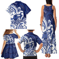 Guam Chief Kepuha Family Matching Tank Maxi Dress and Hawaiian Shirt Chamorro Pride LT05 - Polynesian Pride