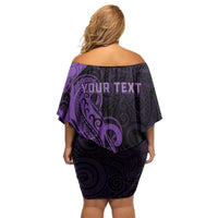 Personalised Lupus Warrior Family Matching Off Shoulder Short Dress and Hawaiian Shirt Never Give Up Polynesian Style LT05 - Polynesian Pride